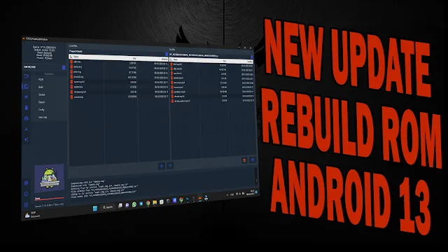 HOW TO REBUILD ROM SAMSUNG ANDROID 13 F2FS 
